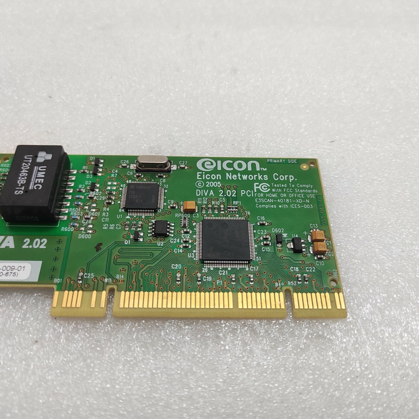 ELCON NETWORK CORP E3SCAN-40181-XD-N NETWORK CARD
