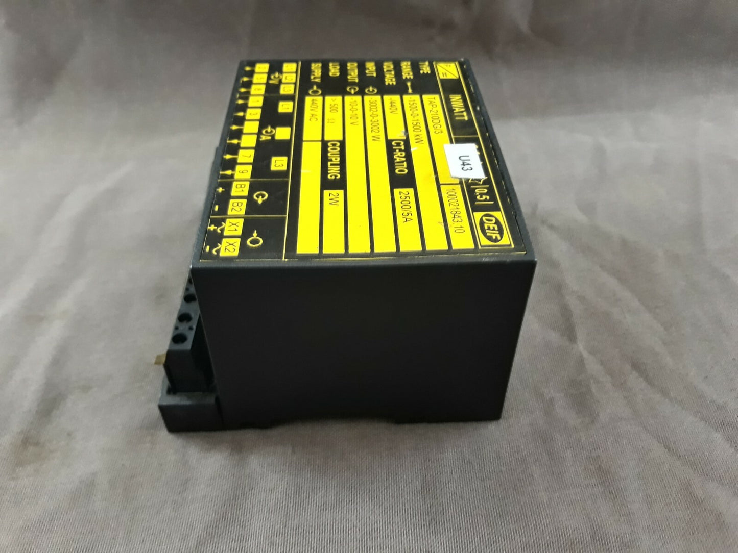 Deif TAP-210DG/3 Inwatt Transducer 100021843.10 Range 1500-0-1500 kW