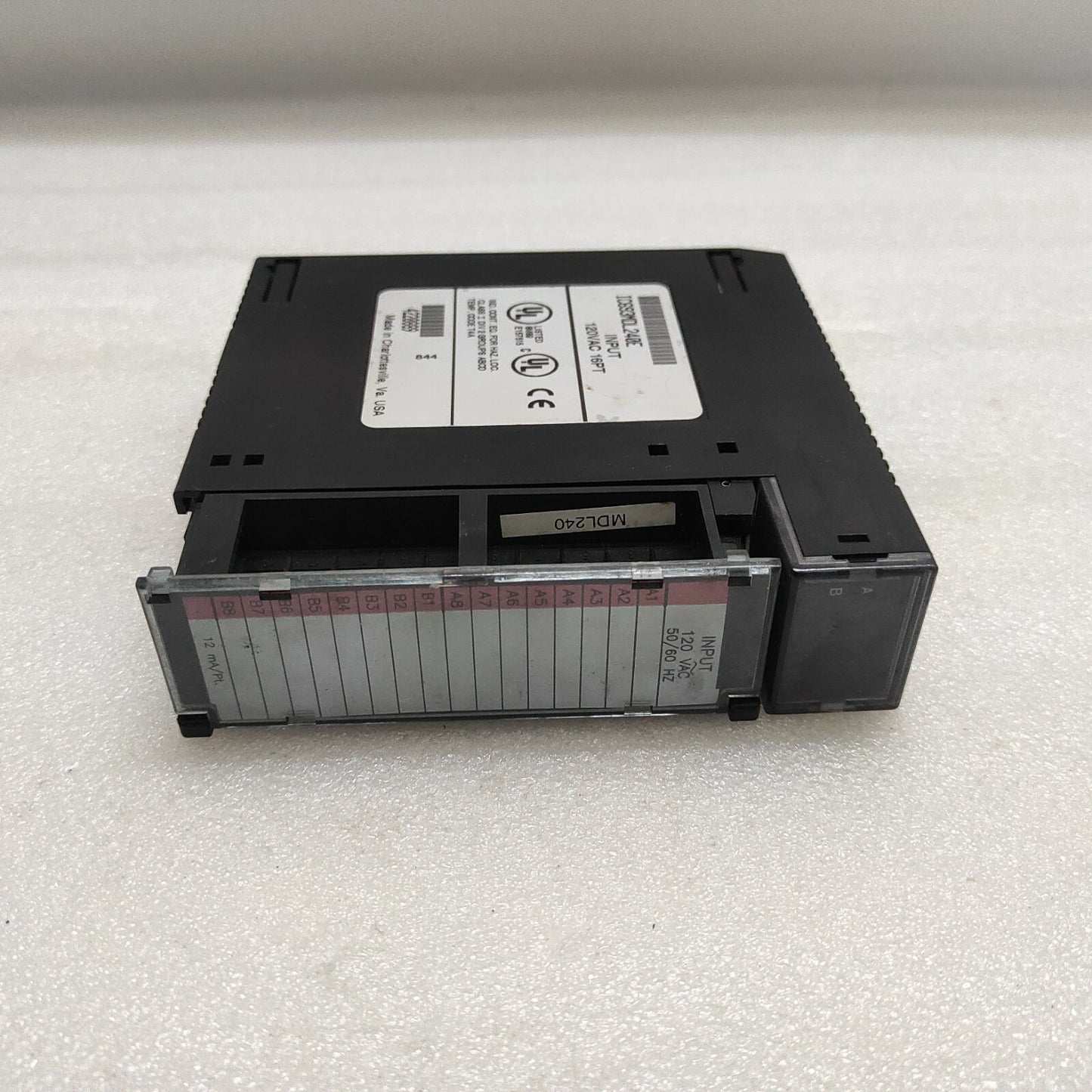 GE FANUC IC693MDL240E INPUT MODULE 120VAC