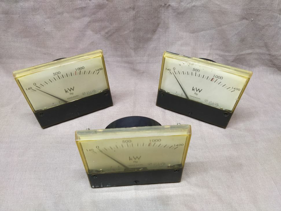 TOYO KEIKI ECF-12NZ WATTMETER PT 460/115V 140-1400kW