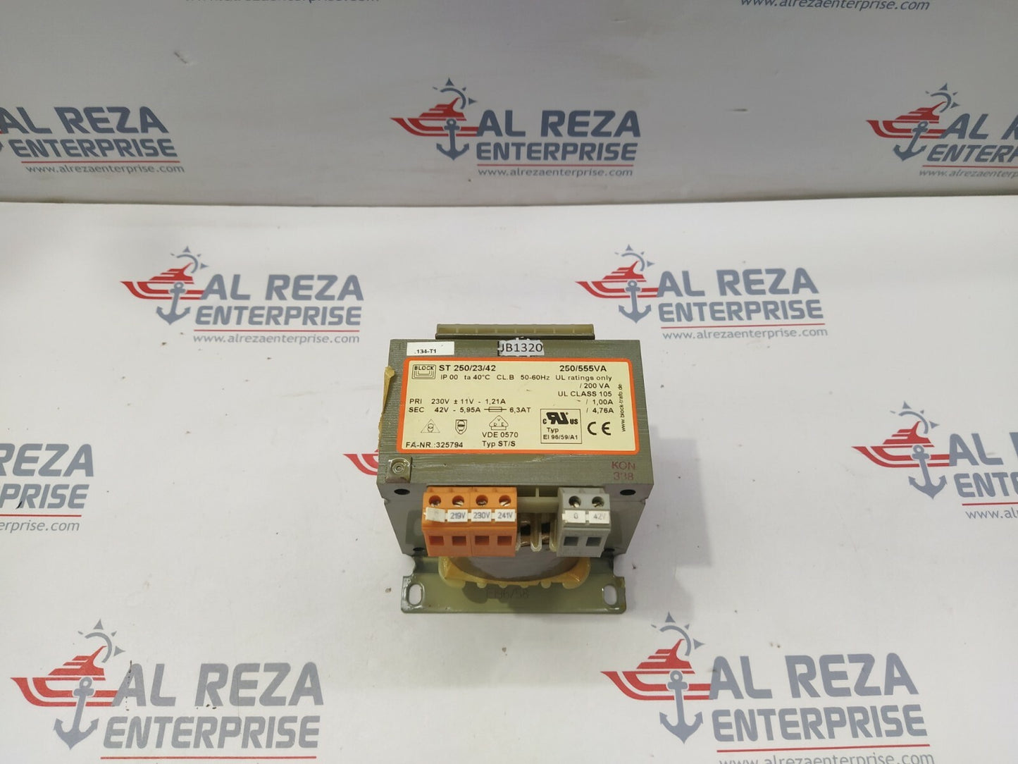 BLOCK ST 250/23/42 TRANSFORMER PRI 230V SEC 42V