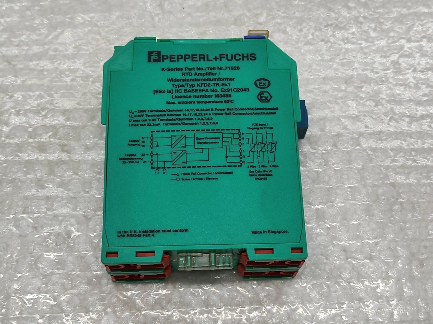 Pepperl + Fuchs KFD2-TR-EX1 RTD Converter 71828