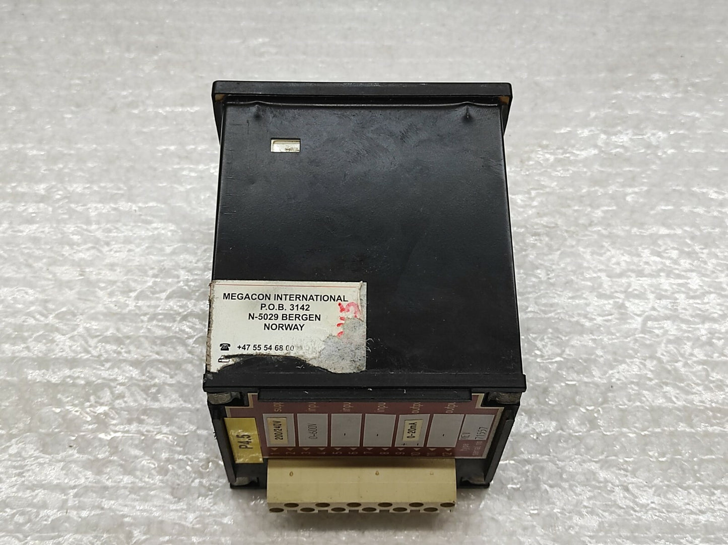 MEGACON MEV VOLT METER 0-600V 200/240V