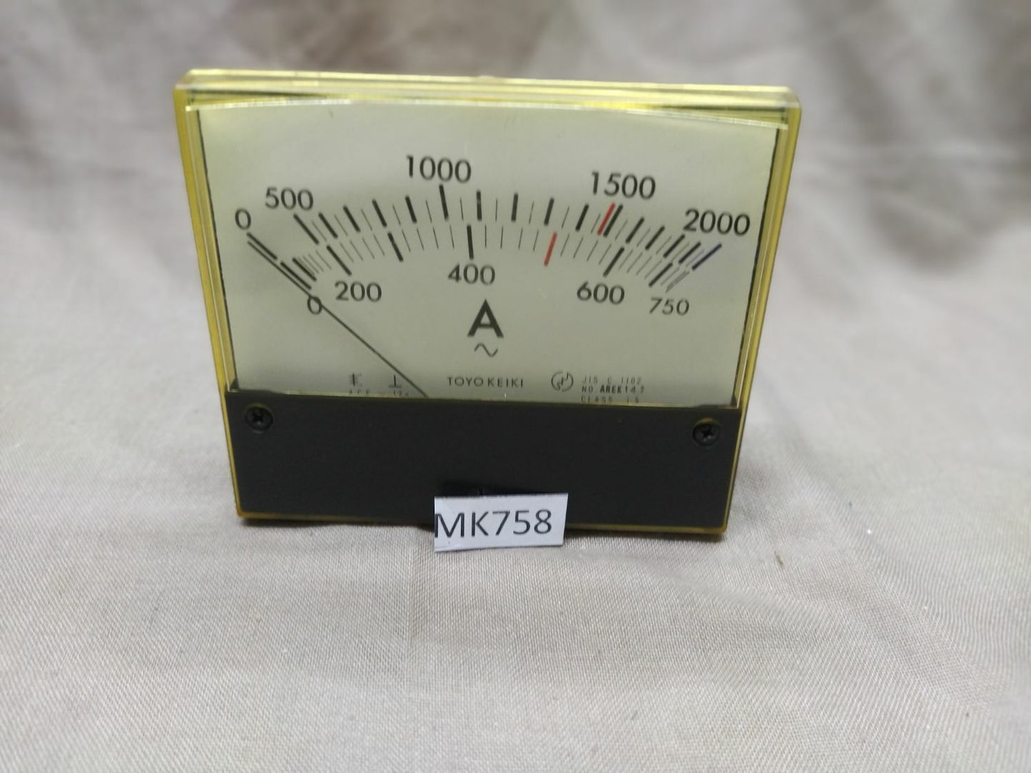 TOYO KEIKI ACF-12N DOUBLE AMMETER CT 2000/5A 750