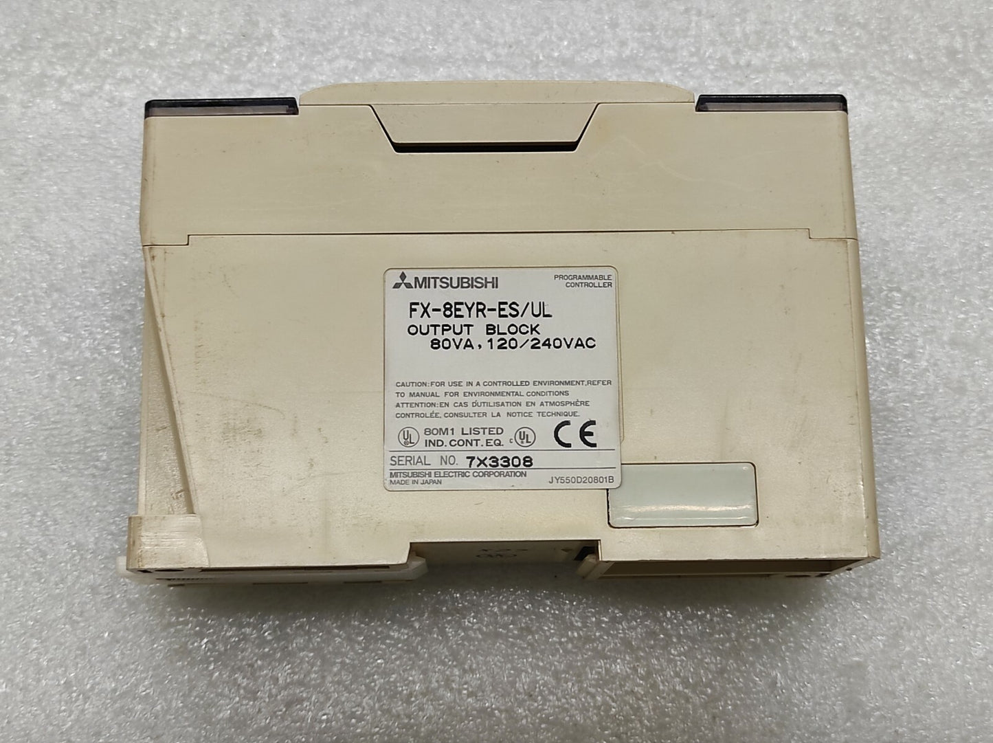 MITSUBSIHI FX-8EYR-ES/UL PLC EXPANSION MODULE