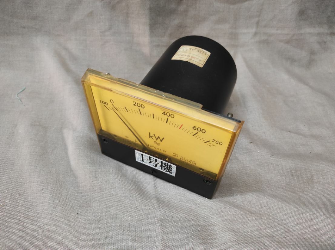 TOYO KEIKI ECF 12N WATTMETER PT 460/115V 100-750 kW METER CA2 02 805