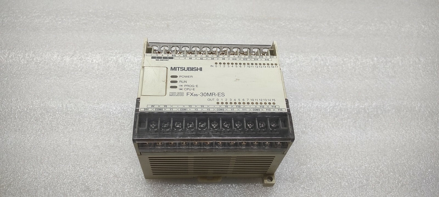MITSUBISHI FX0S-30MR-ES/UL PROGRAMMABLE CONTROLLER 100-240VAC