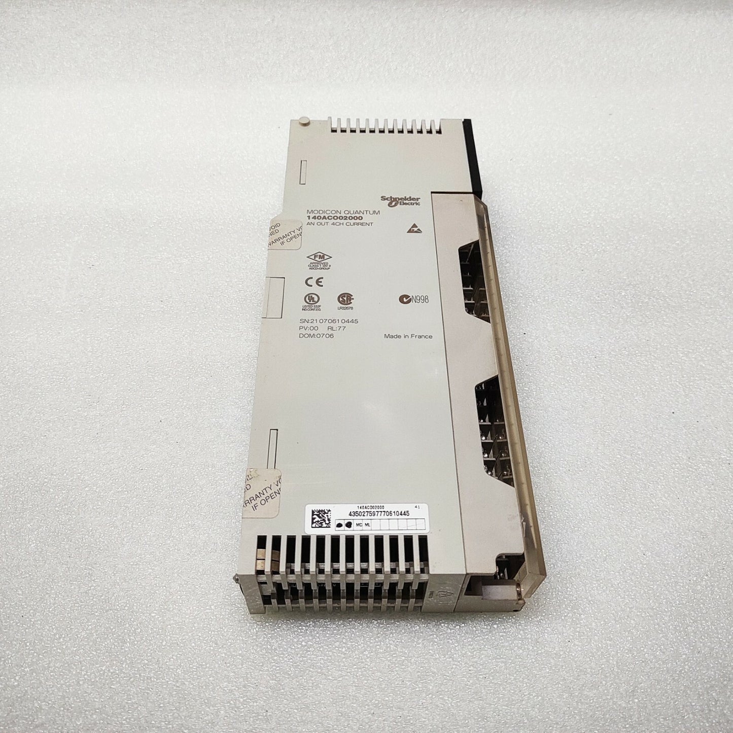 SE 140ACO02000 ANALOG OUTPUT MODULE