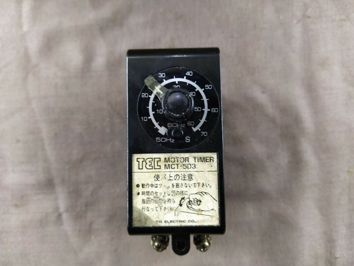 Tec Motor Timer MCT-503 10-70S MCT503