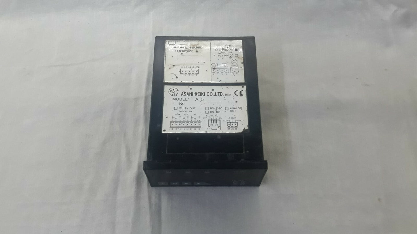 Asahi Keiki A5 AC Voltmeter Universal Type Digital Panel Meter A5000 Series