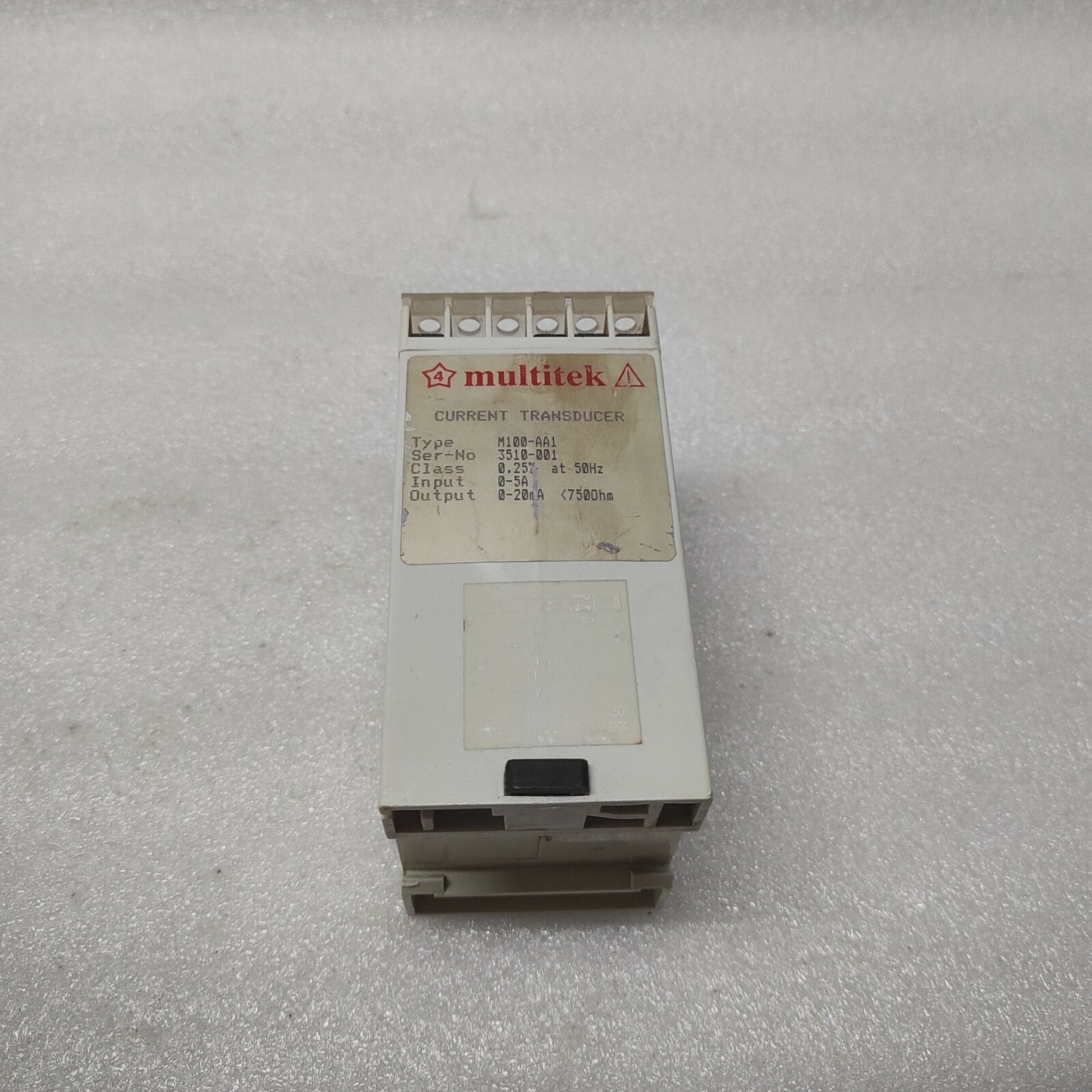 MULTITEK M100-AA1 CURRENT TRANSDUCER