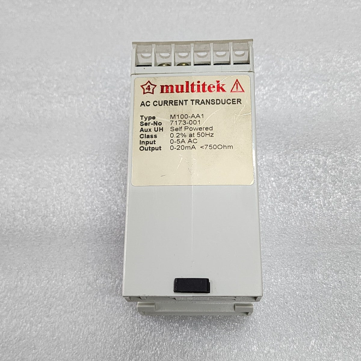 MULTITEK M100-AA1 CURRENT TRANSDUCER