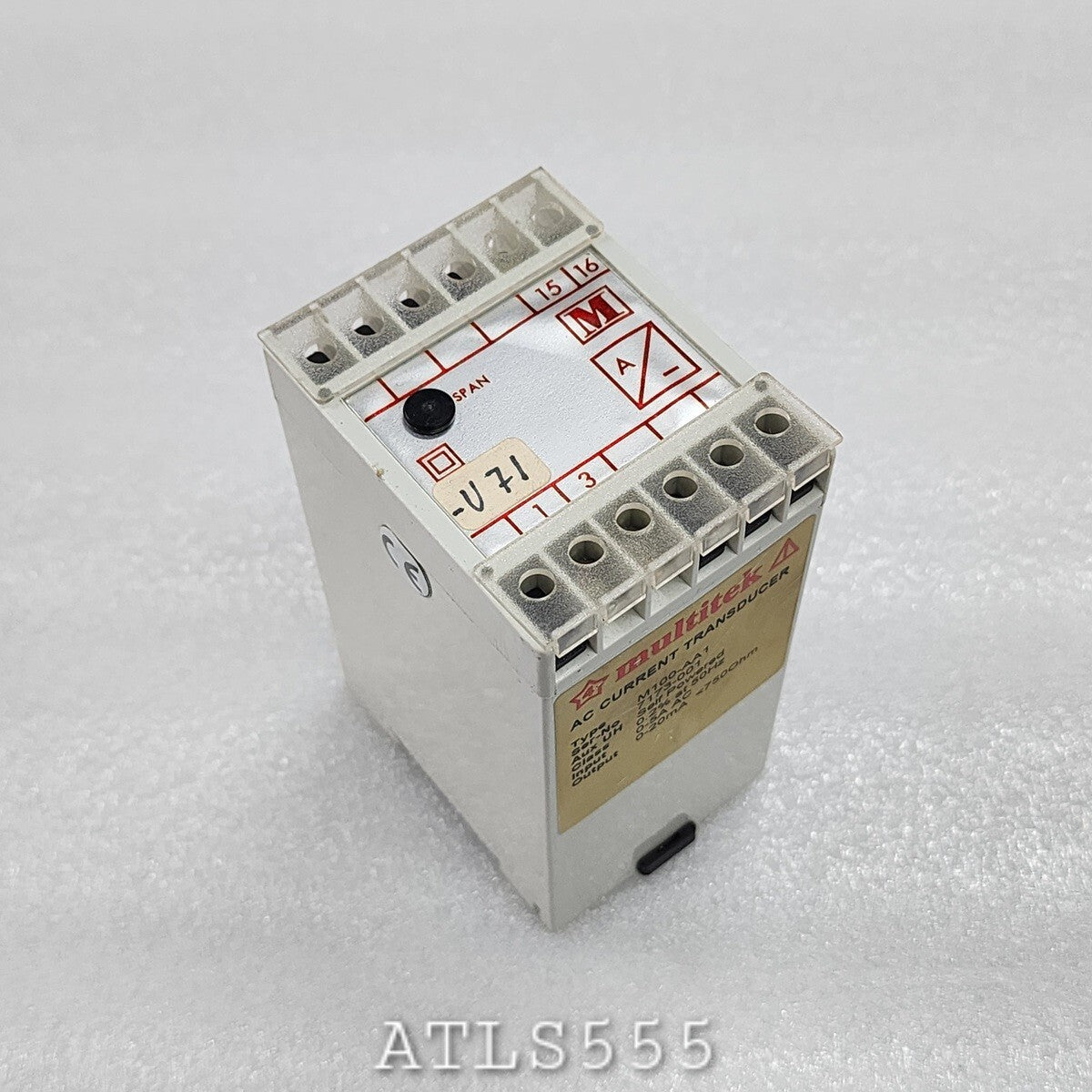 MULTITEK M100-AA1 CURRENT TRANSDUCER