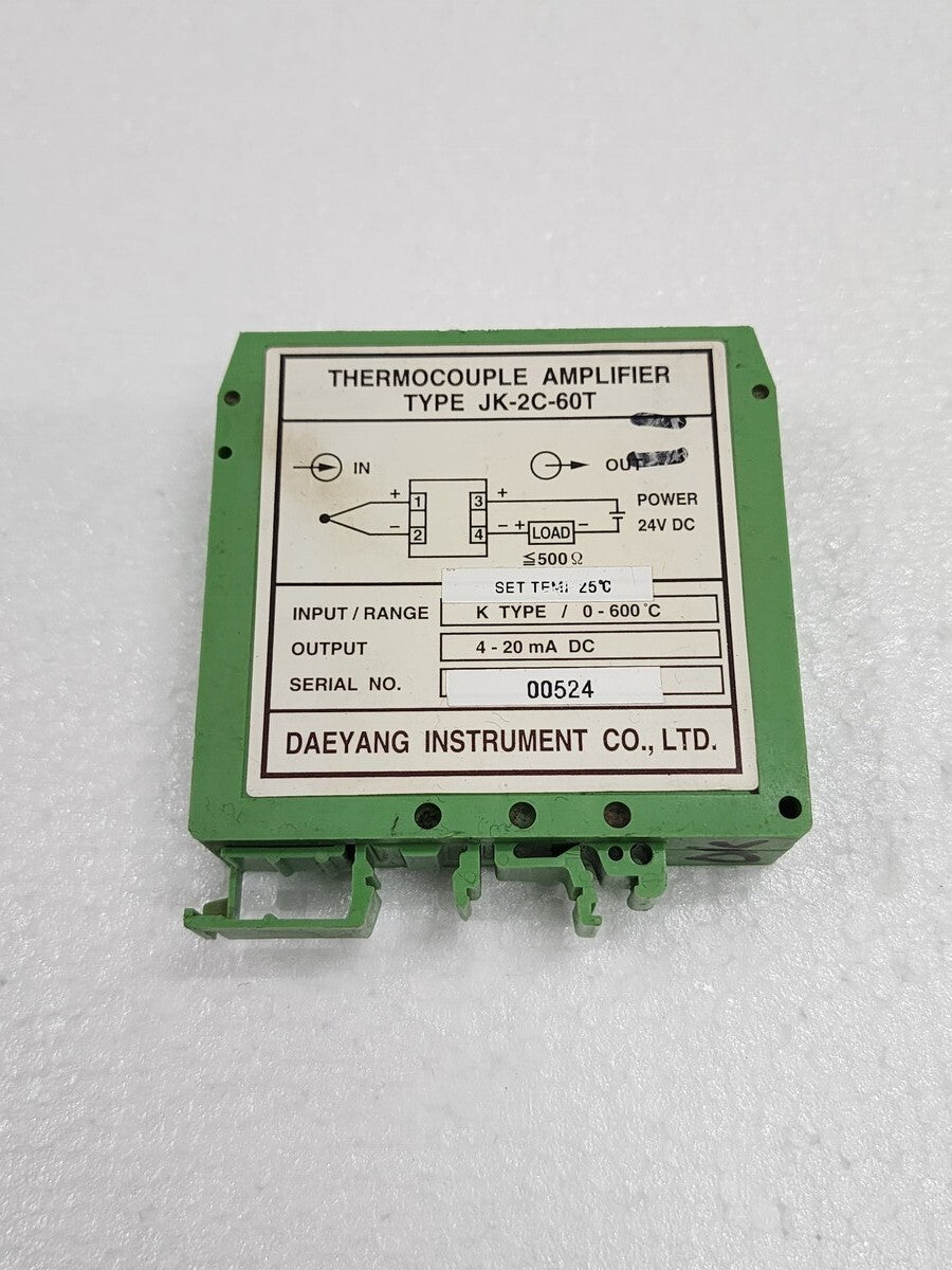 DAEYANG INSTRUMENT JK-2C-60T THERMOCOUPLE AMPLIFIER