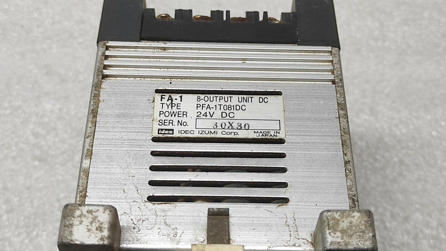 IDEC PFA-1T081DC OUTPUT MODULE 24VDC