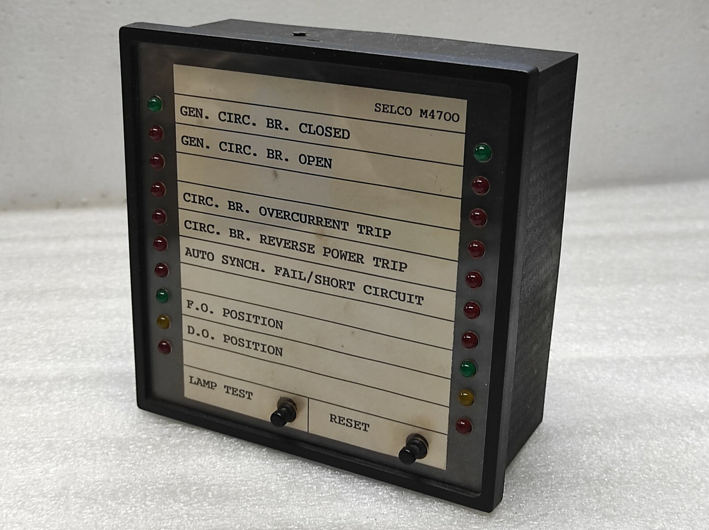 Selco M4700 24VDC Engine Alarm Indicator Panel M4700-00