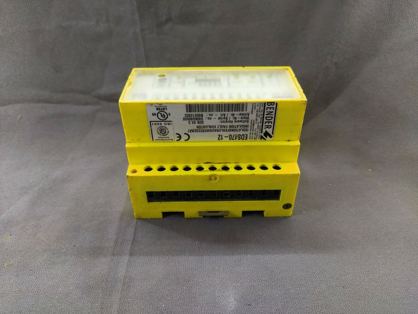 Bender EDS 470-12 Insulation Fault Evaluator B95012002 EDS470-12