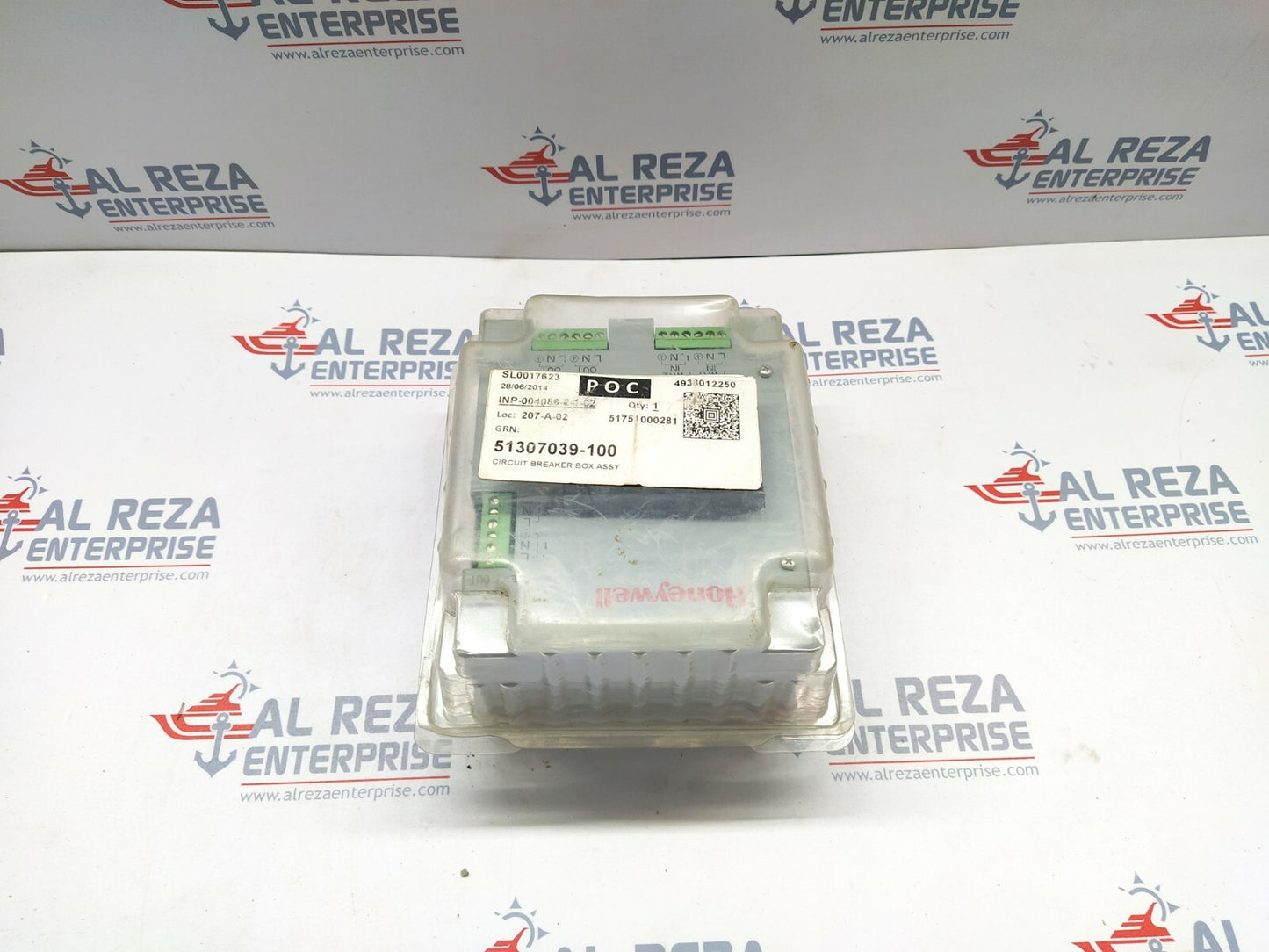 Honeywell 8U-BXCBIO-CN Circuit Breaker Box Assembly 51307039-100 Revision A