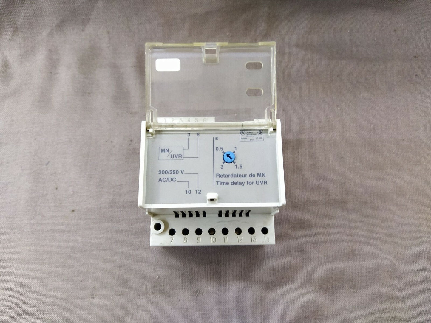 SE 33682 Retardateur DE MN Time Delay for UVR Adjustable Time