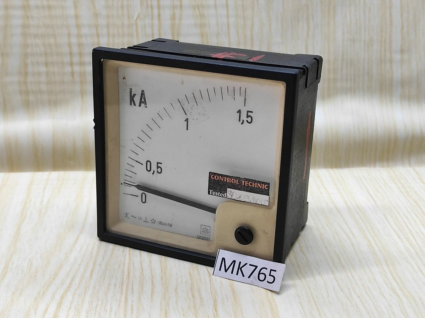 ISKRA OFQ0207 kA METER 0-1.5 kA