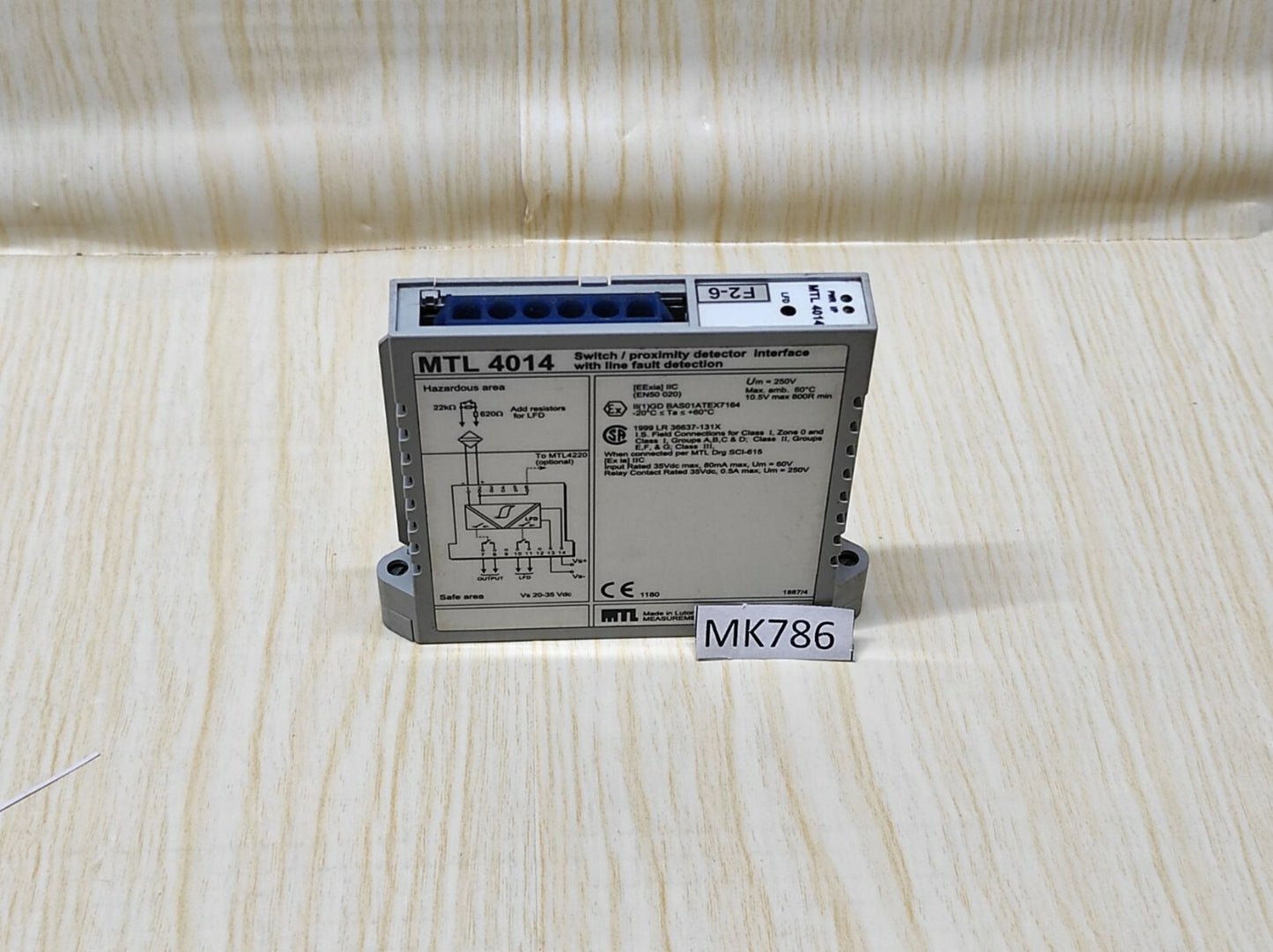 MTL 4014 Switch/Proximity Detector Interface With Line Fault Detection MTL4014