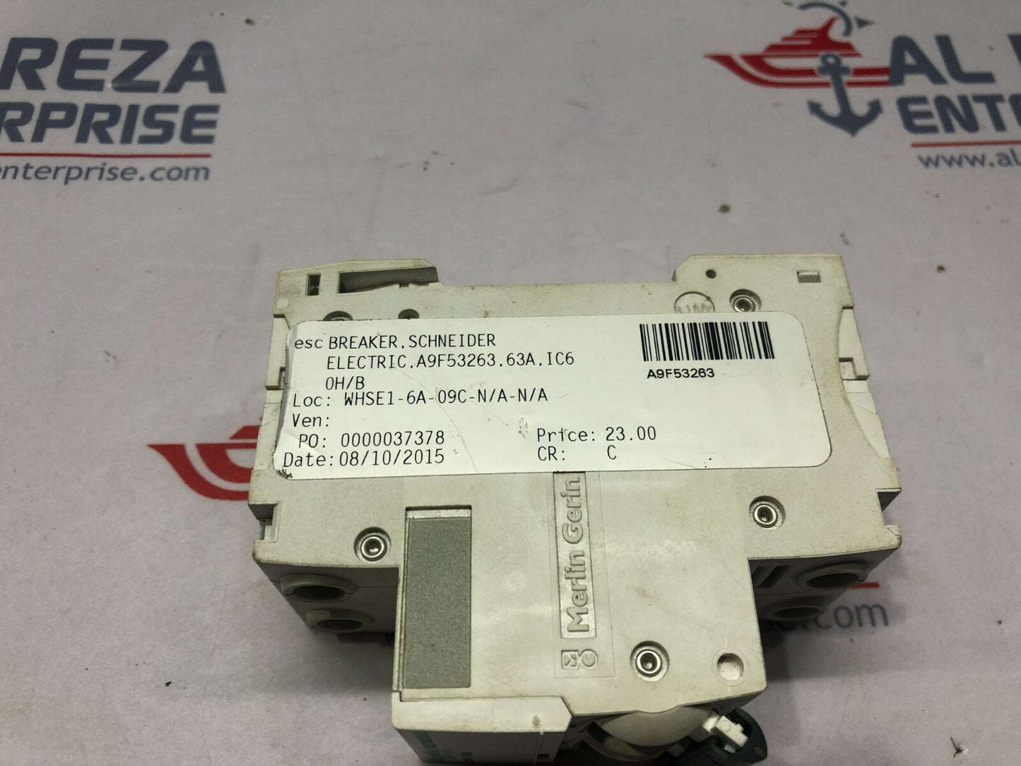 SE A9F53263 ACTI9 IC60H 2P 63A B CIRCUIT BREAKER