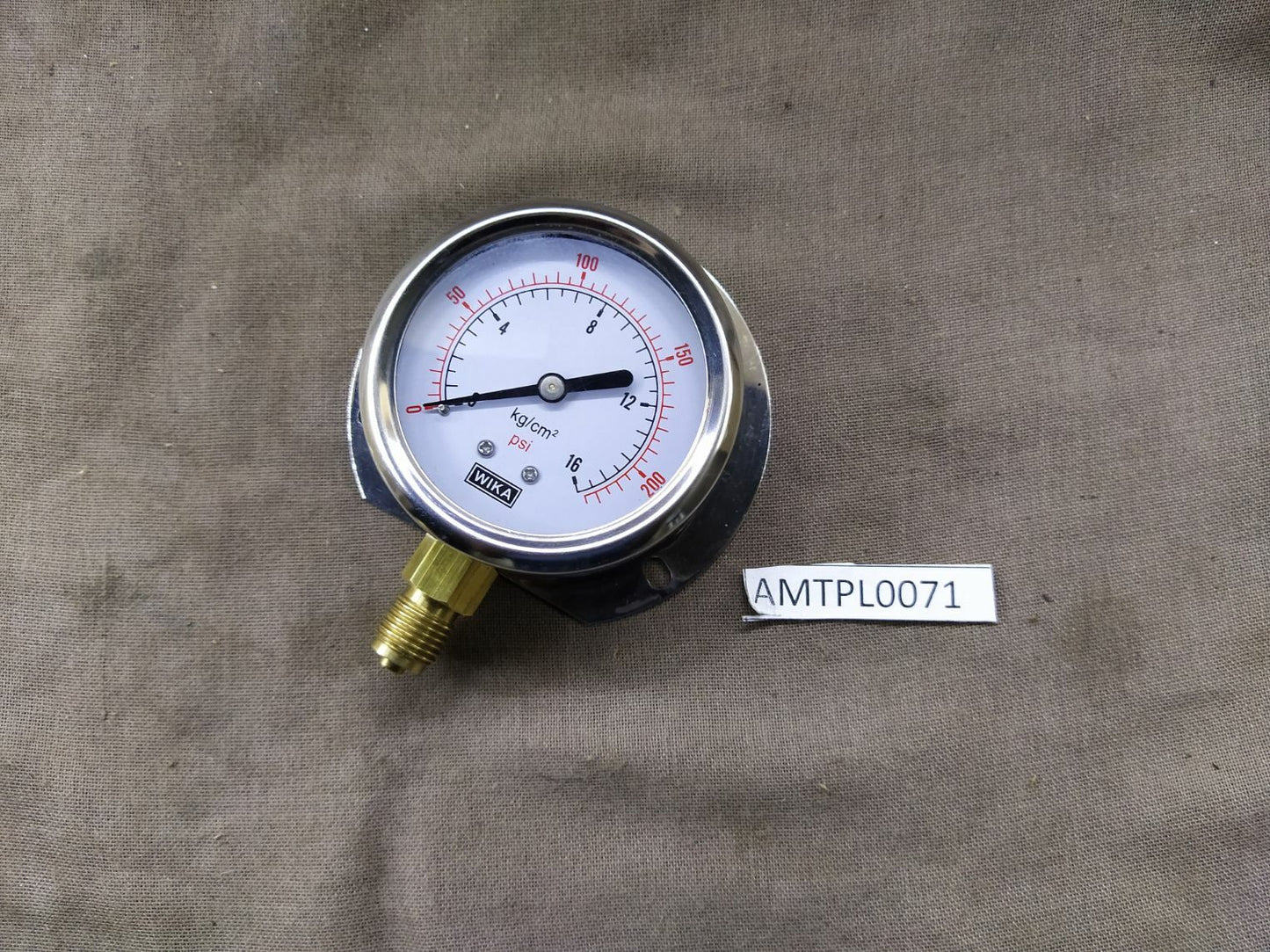 WIKA Pressure Gauge 16 KG/CM2 // 250 PSI