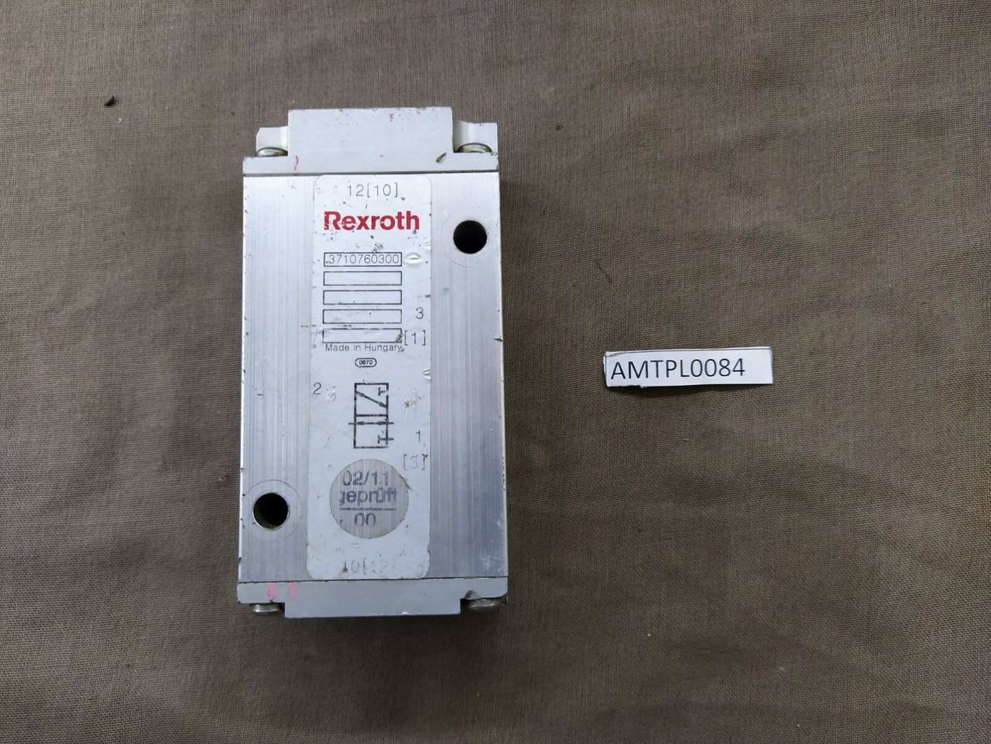 Rexroth 3710760300 Pneumatic and Control Valve