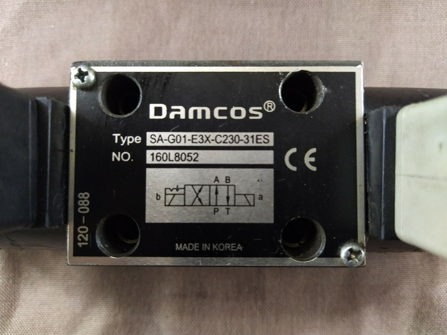 Damcos SA G01 E3X C230 31ES Solenoid Valve SAG01E3XC23031ES 160L8052