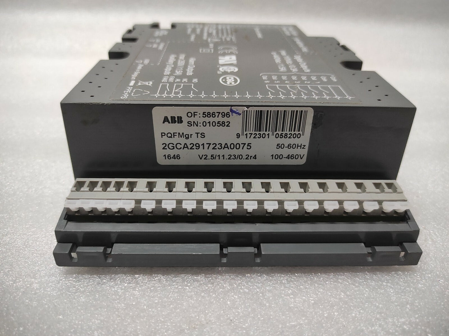 ABB PQFMGR TS PQF MANAGER 2GCA291723A0075 100-460V