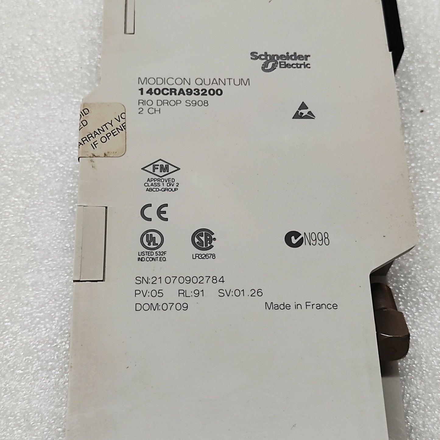 SE 140CRA93200 RIO DROP S908 2-CH MODULE
