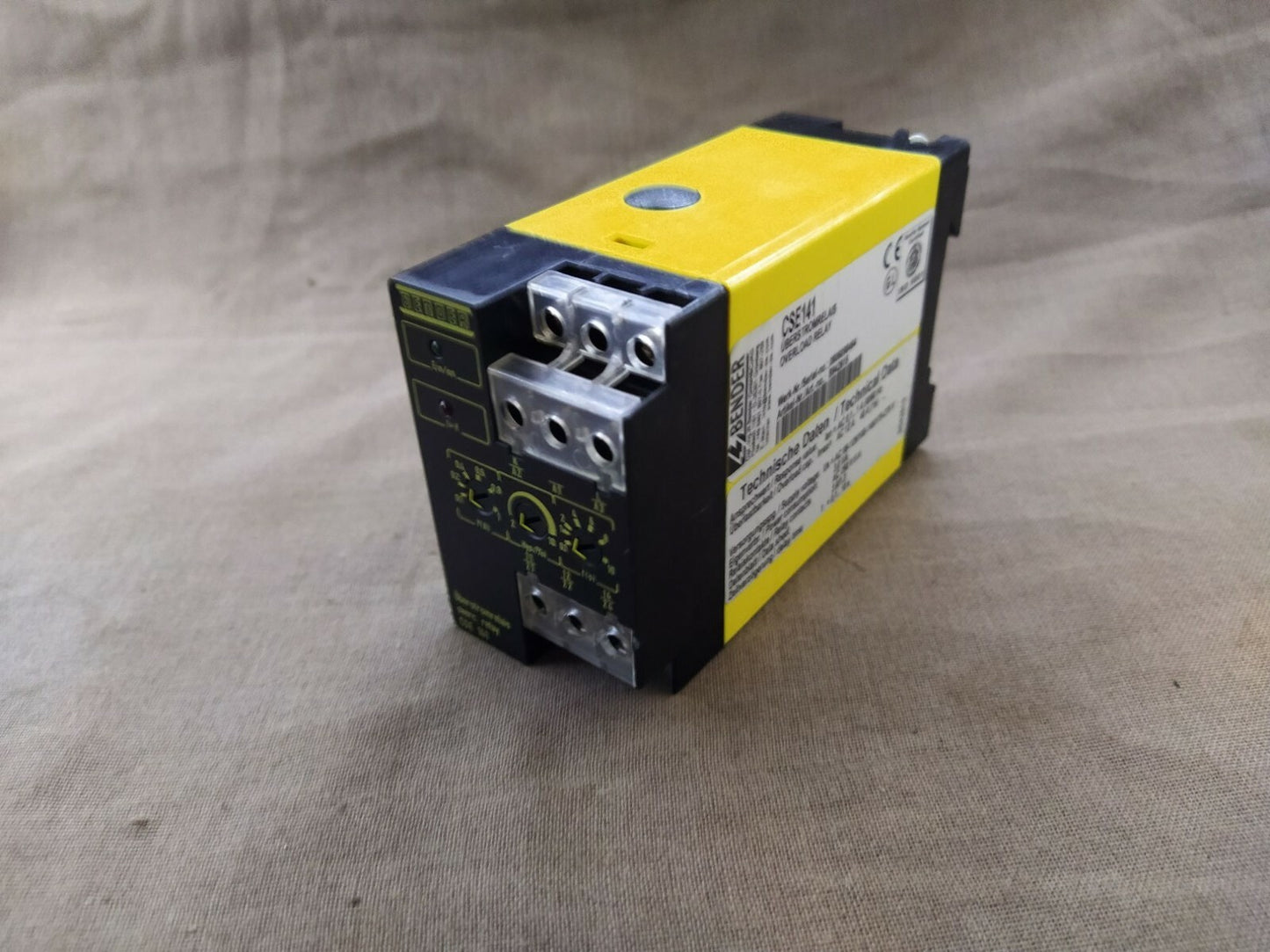 Bender CSE141 Overload Relay B942615 85-275 VAC