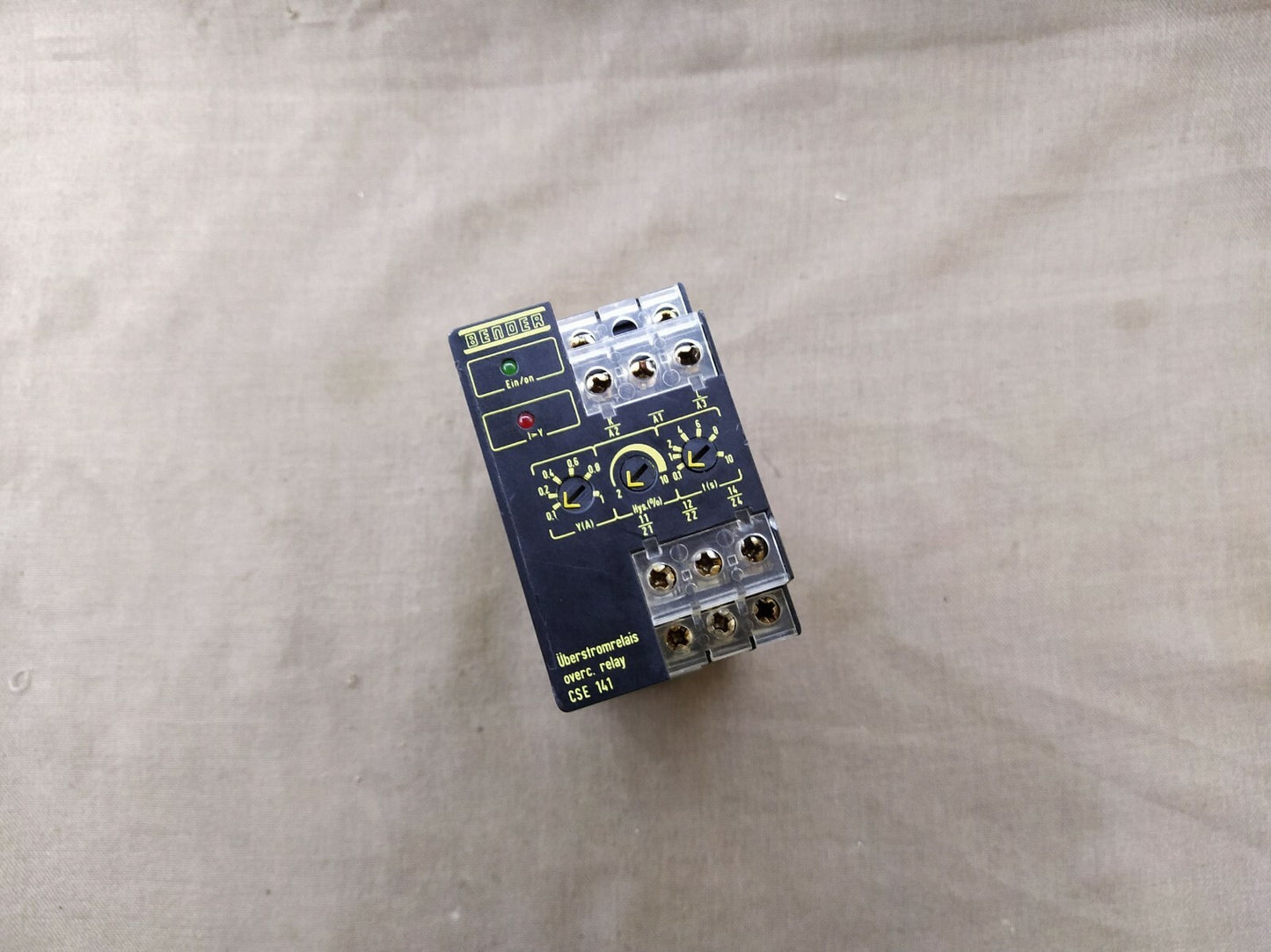 Bender CSE141 Overload Relay B942615 85-275 VAC