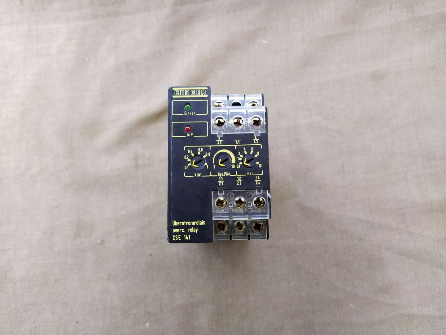 Bender CSE141 Overload Relay B942615 85-275 VAC