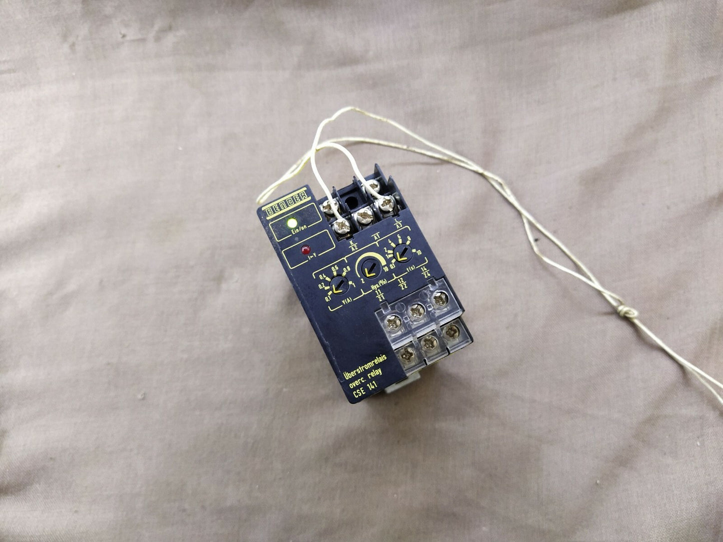 Bender CSE141 Overload Relay B942615 85-275 VAC