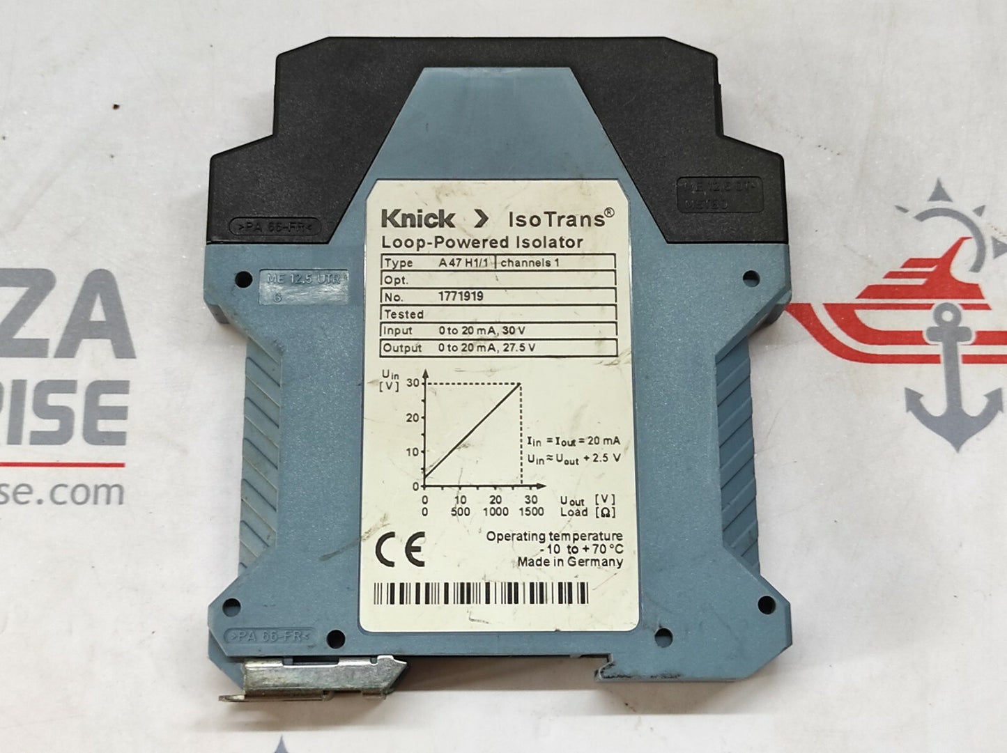 KNICK ISO TRANS A 47 H1/1 LOOP POWERED ISOLATOR A47H11