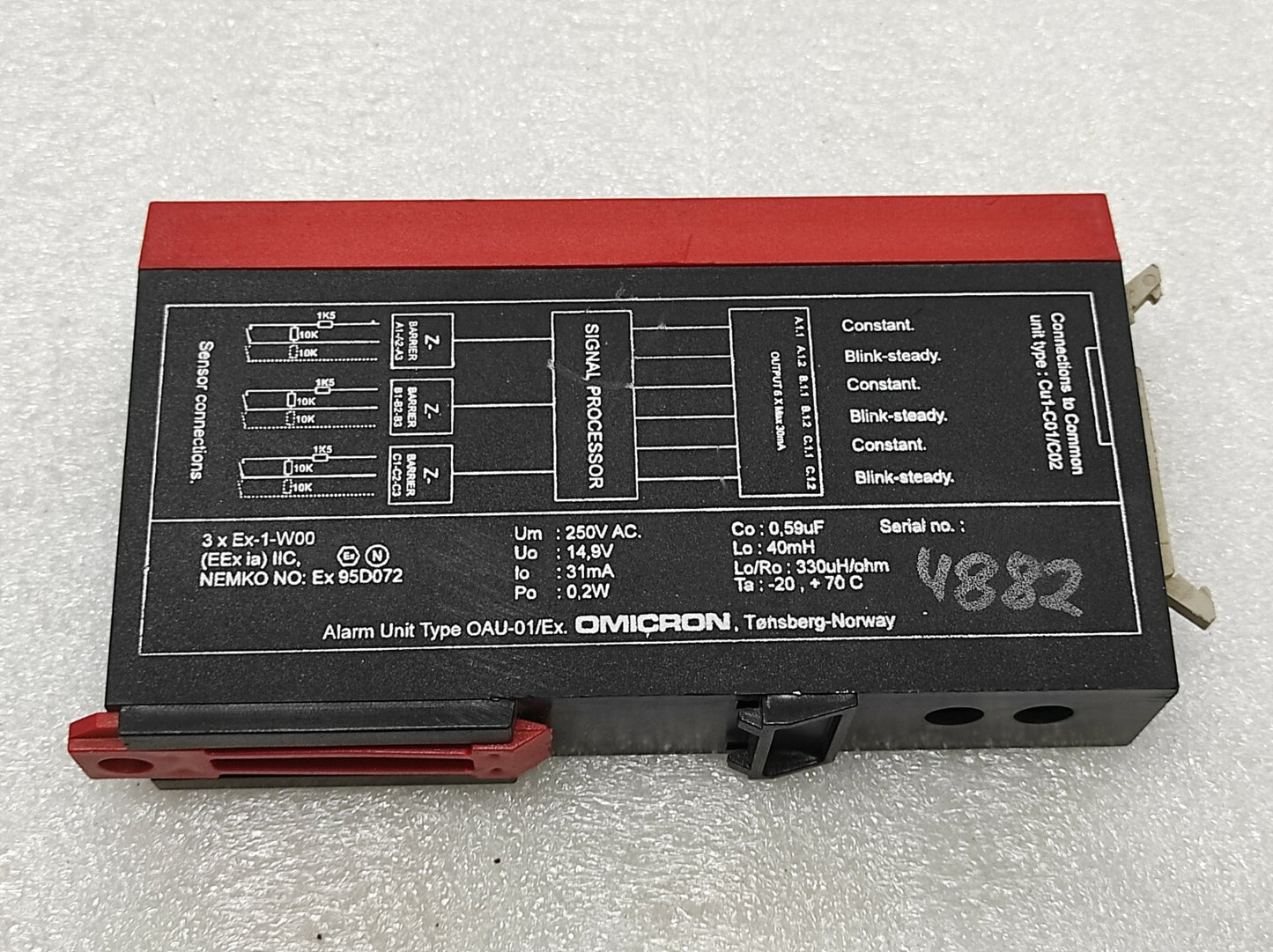 Omicron OAU-01/Ex alarm unit OAU 01