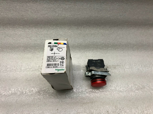 SE XB4 BVB4 RED METAL PILOT LIGHT 089193