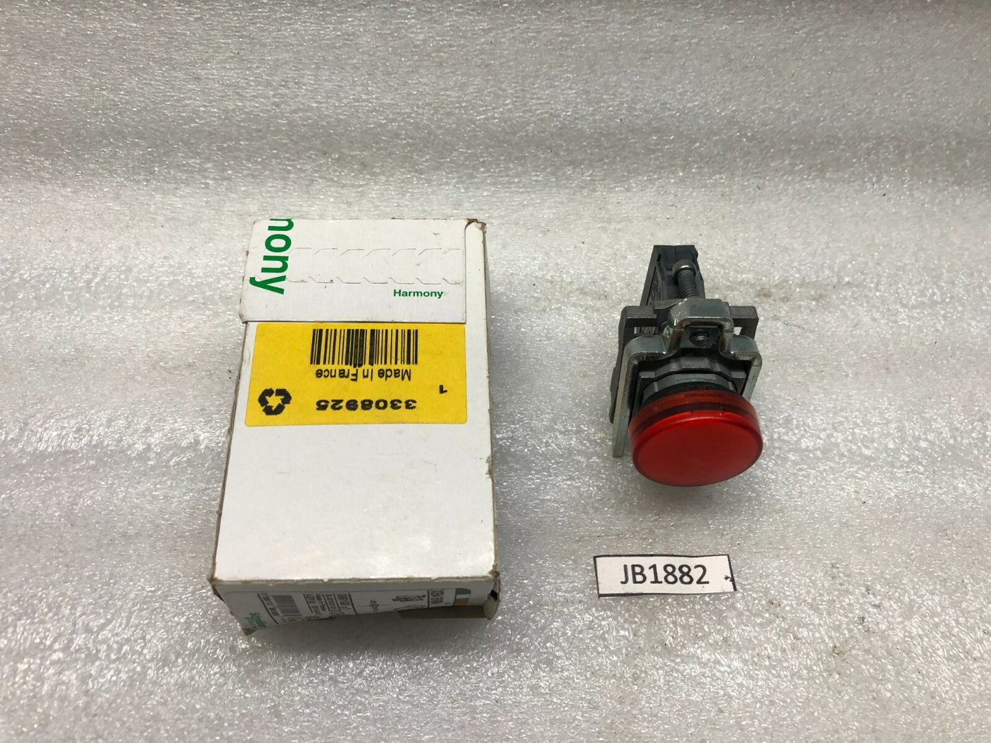 SE XB4 BVB4 RED METAL PILOT LIGHT 089193