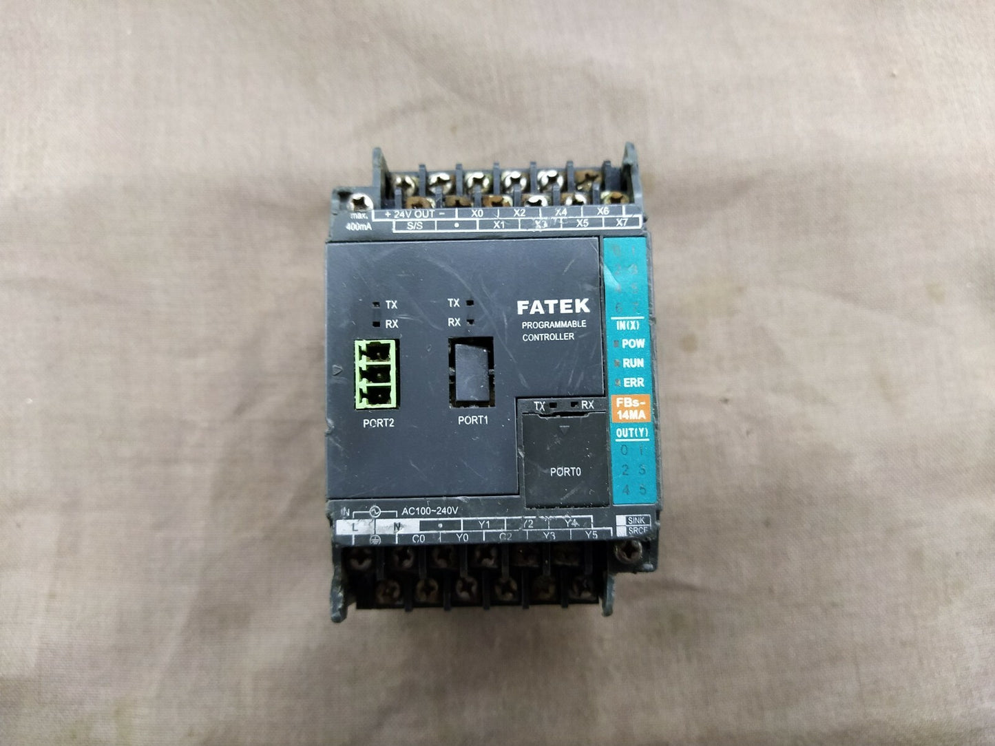 Fatek FBS-14MA Programmable Controller 100-240 VAC FBS14MA