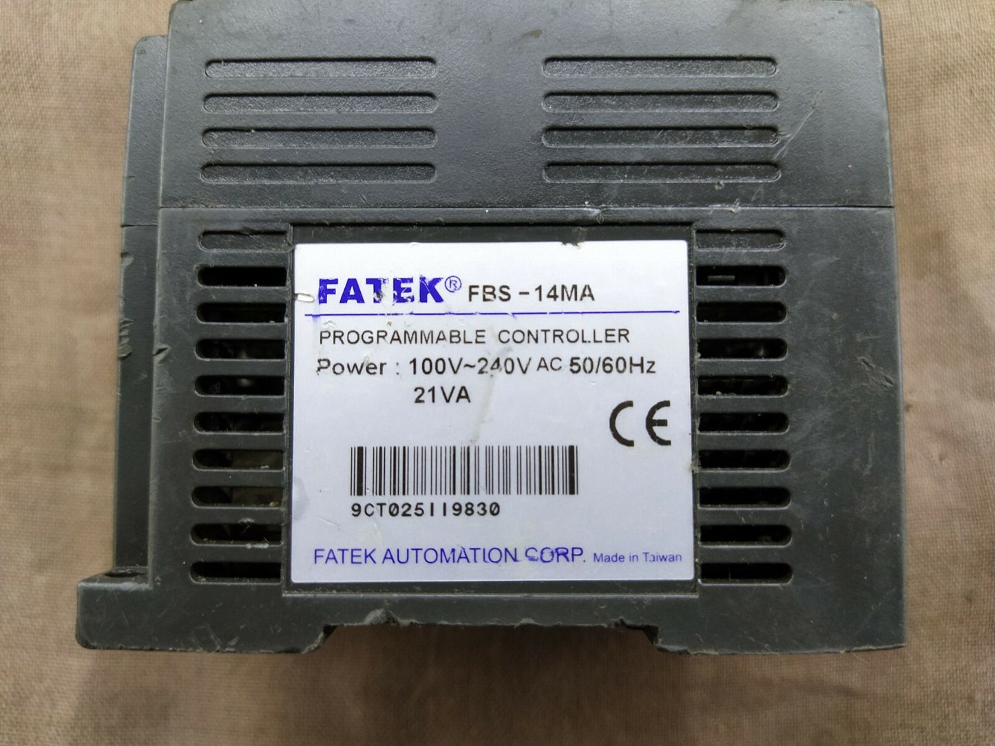 Fatek FBS-14MA Programmable Controller 100-240 VAC FBS14MA
