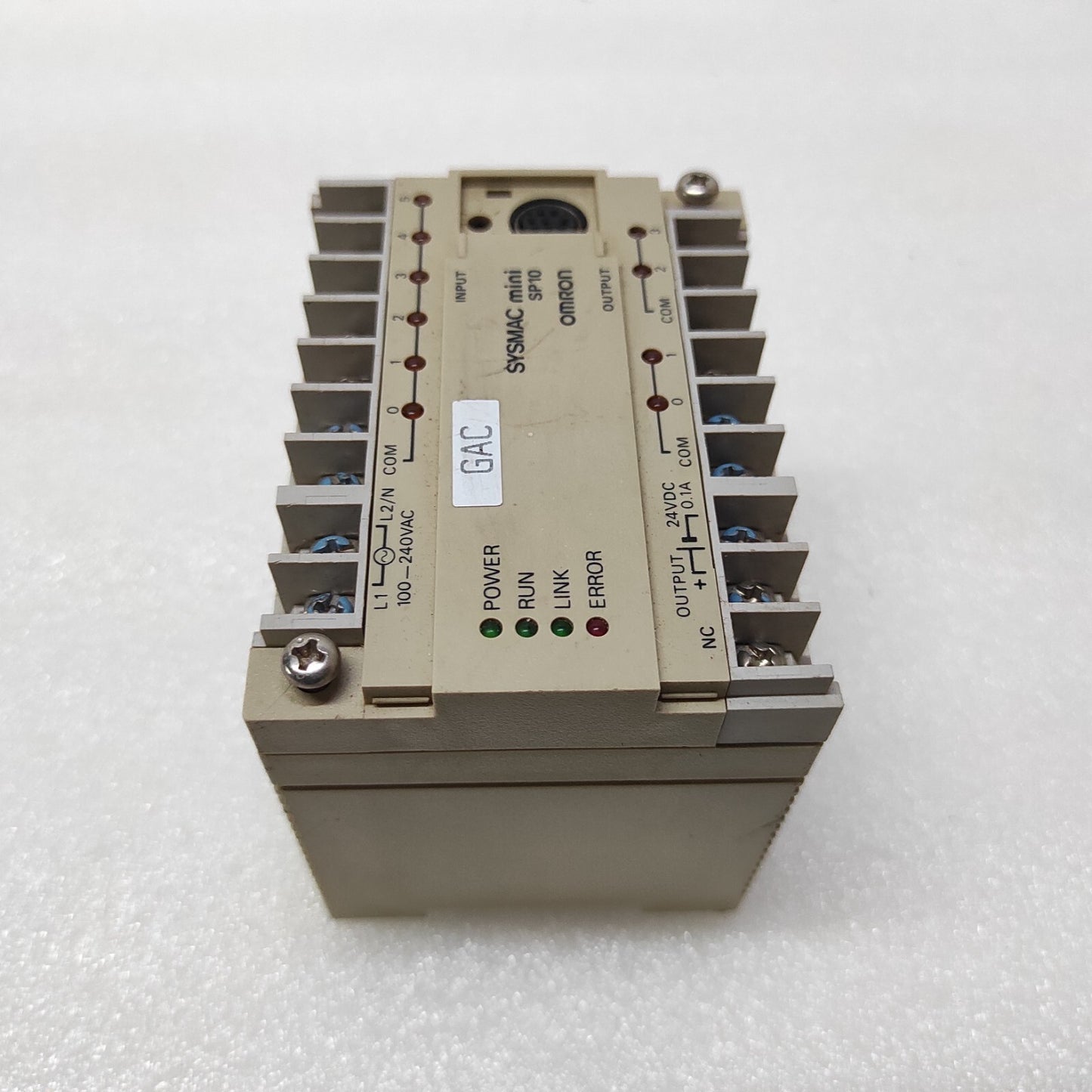 OMRON SP10-DR-A PROGRAMMABLE CONTROLLER 100-240VAC