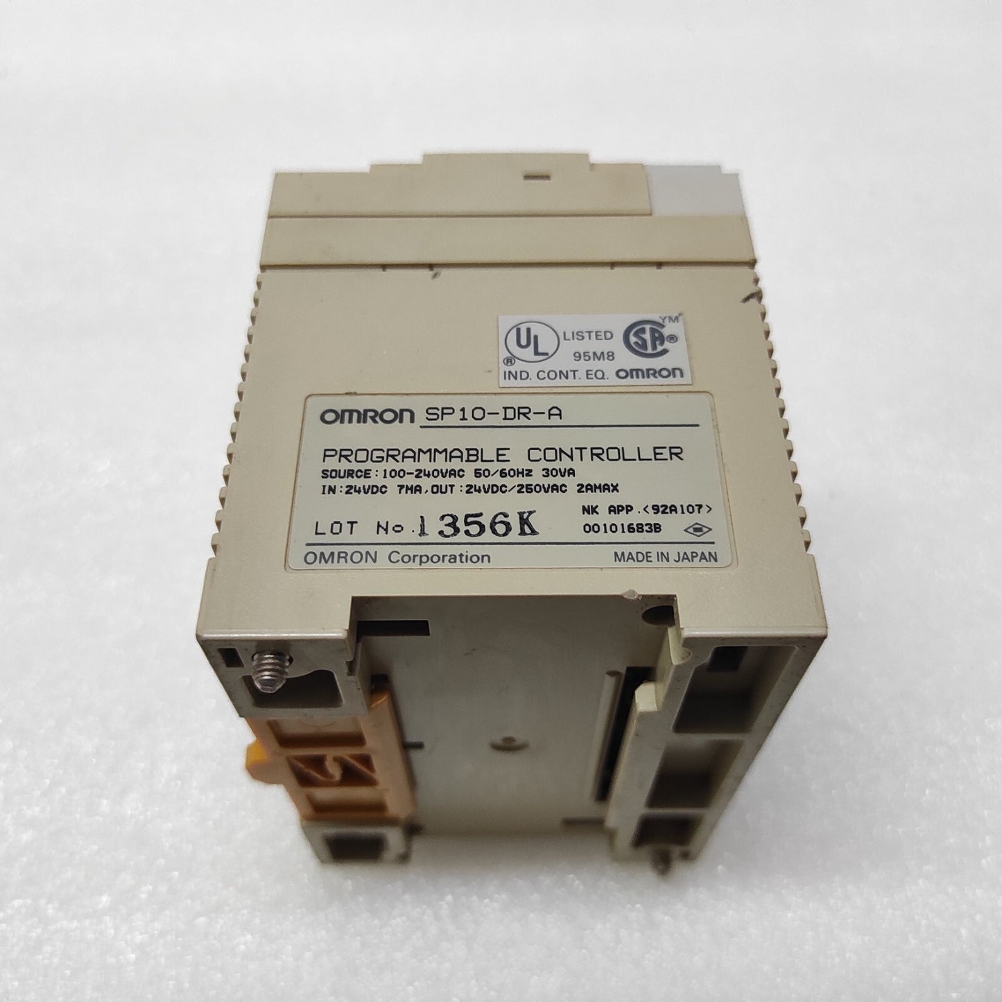 OMRON SP10-DR-A PROGRAMMABLE CONTROLLER 100-240VAC