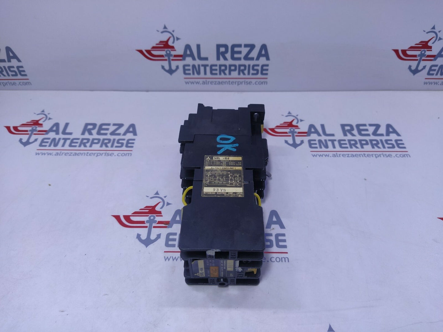 Mitsubishi SRL-K4 Contactor Relay Jis C4531 3a1b Coil Voltage 100-110V SRLK4