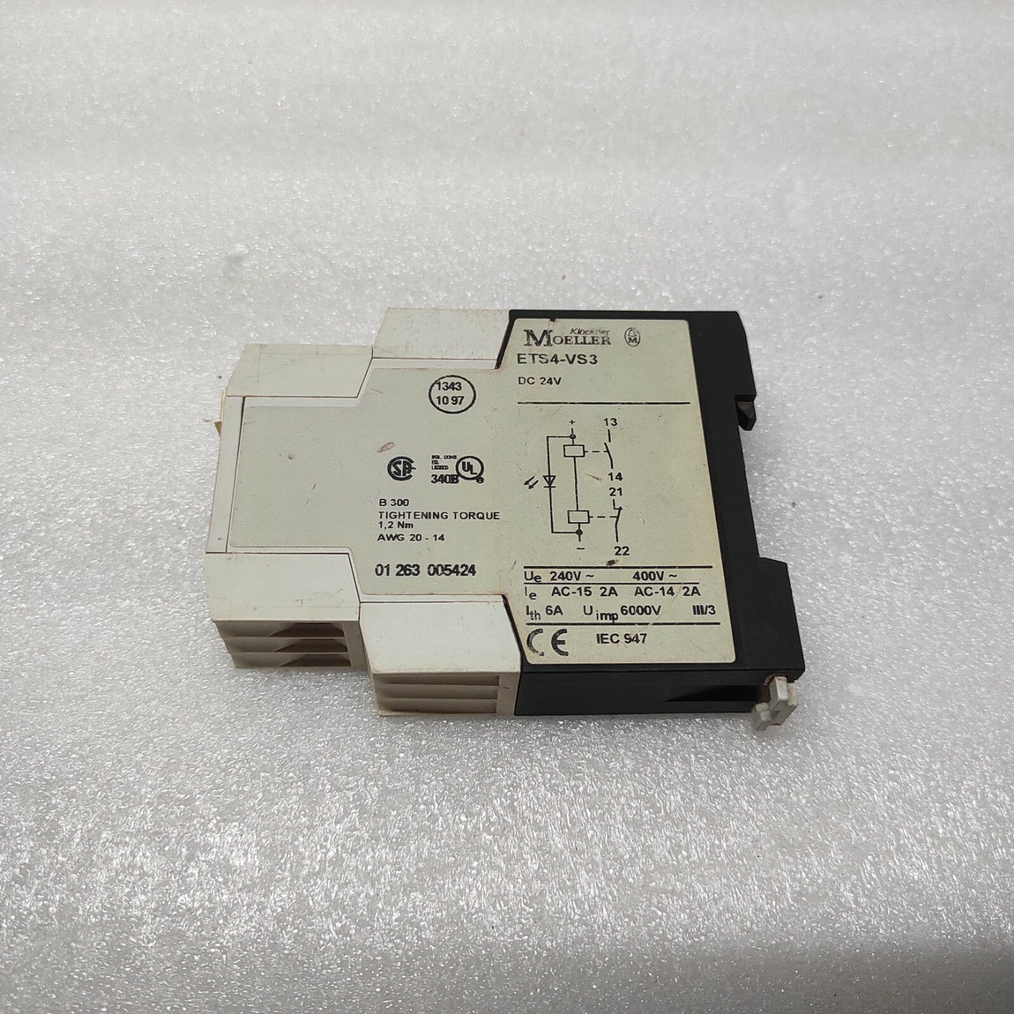 MOELLER ETS4-VS3 AMPLIFIER MODULE 24VDC