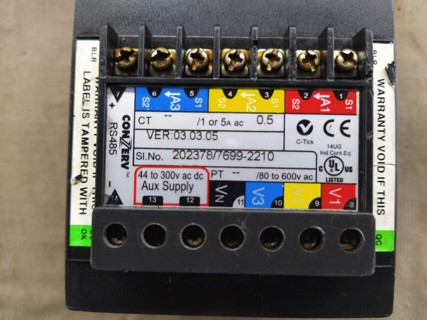 Conzerv EM6400 Load Manager Digital Control VER 03.03.05