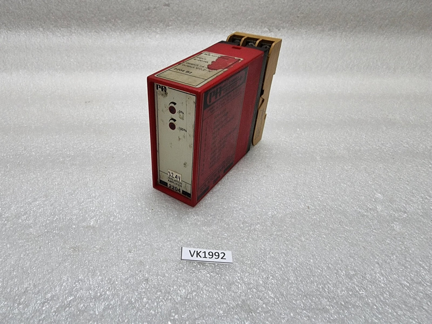 PR ELECTRONICS 2204 ISOLATION AMPLIFIER