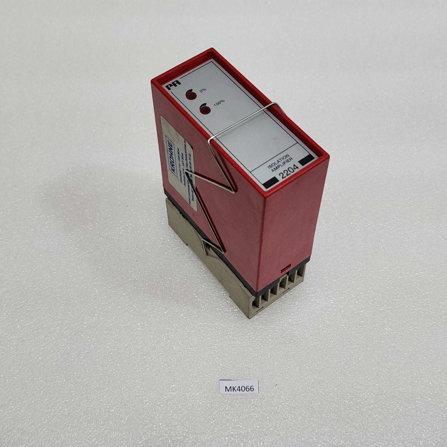 PR ELECTRONICS 2204 ISOLATION AMPLIFIER
