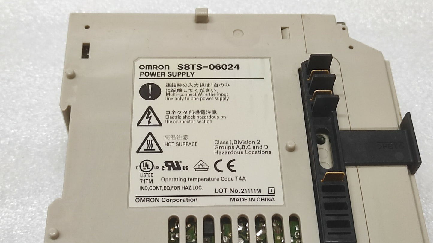 OMRON S8TS-06024 POWER SUPPLY 24VDC 2.5A