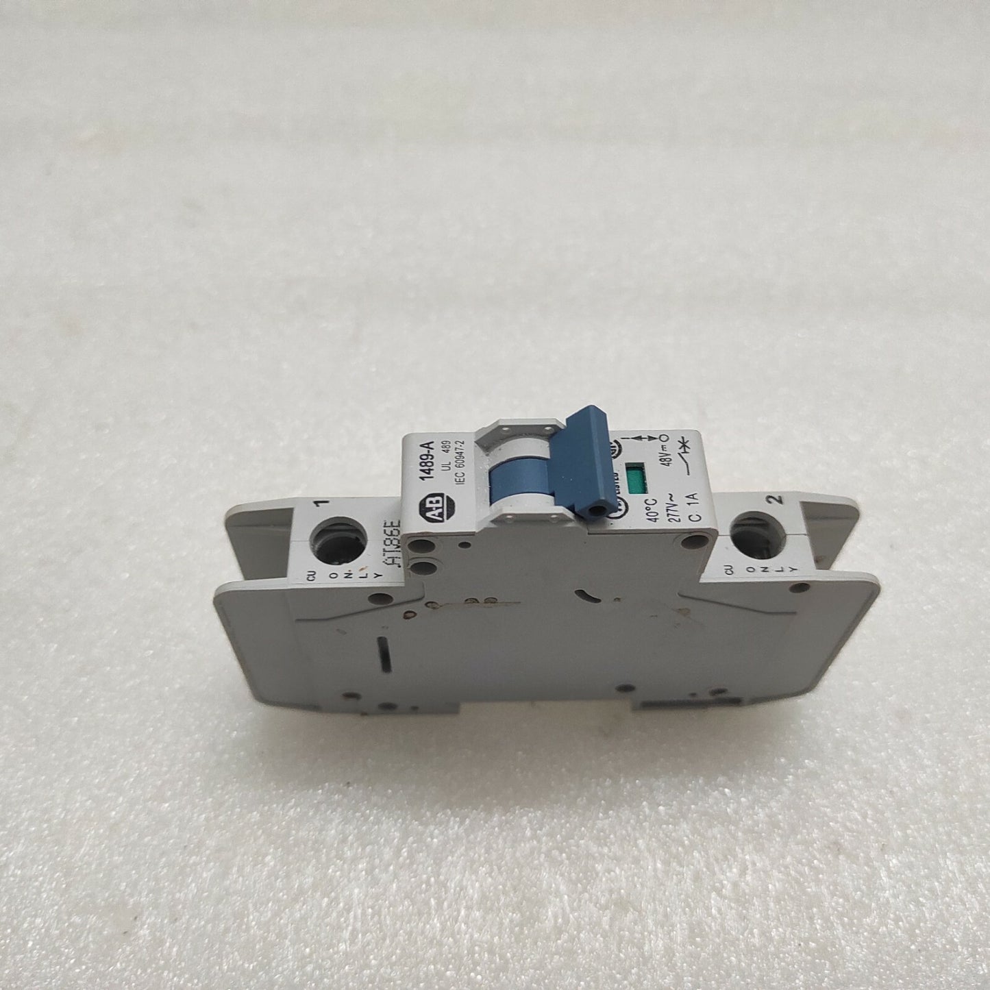 ALLEN BRADLEY CAT 1489-A1C010 MINIATURE 1-POLE CIRCUIT BREAKER 10A 277V